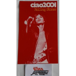 ROLLING STONES   Adesivo  VINTAGE  originale  da collezione  13 x 8 come da foto