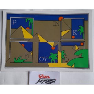 PINK FLOYD   Cartolina promo  dell' album : The DARK SIDE OF THE  MOON  / nuova