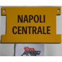 NAPOLI   CENTRALE     Adesivo   originale da collezione   10,5  X   6,5