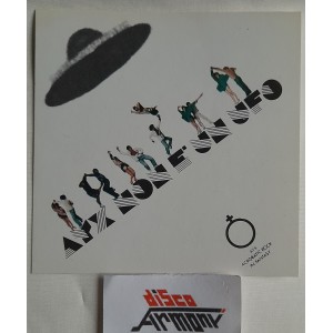 AYX  - AYX NON E' UN UFO  /   Adesivo  nuovo  originale da collezione  10 X  10