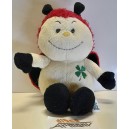 COCCINELLA   PORTAFORTUNA   /   peluche   H .20 ,0  -   L  17,0   cm.  (Usato )