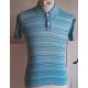 POLO ROLLYGO  T-shirt  uomo   usata    Colore AZZURRA  RIGHE  taglia da ragazzo