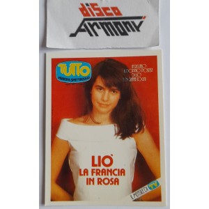 LIO'  La Francia in Rosa   Figurina  N. 12   allegato rivista  "TUTTO"    nuova
