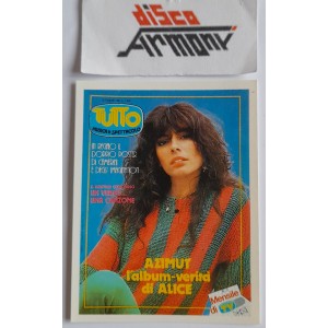  ALICE - AZIMUT  L'album ...   Figurina  N. 26  allegato rivista  "TUTTO"   nuova  