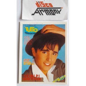 SCIALPI  Rock 'N'  Look   Figurina  N.40   allegato rivista  "TUTTO"   nuova