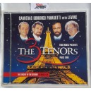 Adesivo  " The 3 TENORS  Paris  1998  " (vintage / 24  X  21 cm. circa)