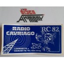 RADIO  CAVRIAGO  - R.E.- Adesivo  originale  da collezione  NUOVO  come da  foto