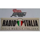 RADIO ITALIA  solo musica  Italiana - Adesivo da collezione NUOVO  come da  foto