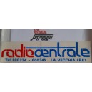 RADIO  CENTRALE - LA VECCHIA - R.E. - Adesivo da collezione NUOVO  come da  foto