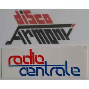 RADIO  CENTRALE . - Adesivo da collezione NUOVO   8,0 X 3,0  cm. come da  foto