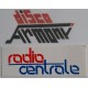 RADIO  CENTRALE . - Adesivo da collezione NUOVO   8,0 X 3,0  cm. come da  foto