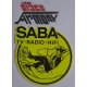 SABA TV - RADIO  - HIFI   -  Adesivo NUOVO   /   9,0 cm.   (come da  foto)