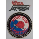 MOTO CLUB  S. MARTINO  in RIO R.E .   Adesivo  pubblicitario  / 8,0   cm   NUOVO