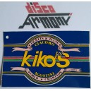 KIKOS Jacket & Jeans - Giacomo Agostini  - Adesivo VINTAGE - anni  '80   11 X  7