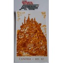 CANOSSA  Sec. XI&deg;  - cartolina   Adesiva   Celebrazione  Matildica  1977   NUOVA