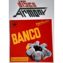 BANCO  -  Adesivo promo album Urgentissimo in concerto  / CBS  8 X  8 cm.  NUOVO