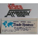 TRADE SYSTEM   Reggio Emilia  - Adesivo vintage  da collezione  NUOVO  9 X 4 cm.