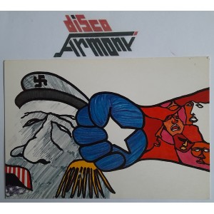 Cartolina  Nuova " SOLIDARIETA' CON IL POPOLO  CILENO "    '80