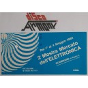Biglietto  -   2&deg;  MOSTRA   MERCATO  dell' ELETTRONICA   Scandiano   RE  -  1981