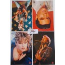 MADONNA - STING- B. SPRINGSTEEN - E.  P RESLEY   4  Foto rivista LANCIO - nuovo