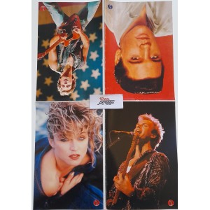 MADONNA - STING- B. SPRINGSTEEN - E.  P RESLEY   4  Foto rivista LANCIO - nuovo