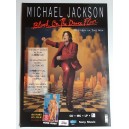 MICHAEL JACKSON  -  Cartonato da banco promo album Blood  In The Dance Floor
