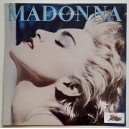 MADONNA  -   promo album  TRUE BLUE   / Cartoncino  sottile  da  banco -  1986
