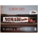 NOMADI Best Live / 1997 - Cartonato da banco promo / Usato 25,0 X 18,0