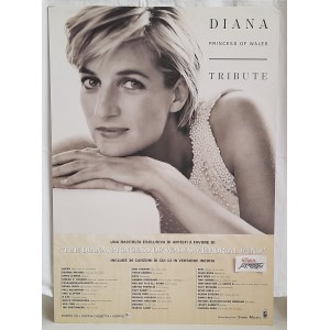 LADY DIANA  Princess  of Wales  Tribute  - Cartonato   promo album  1997