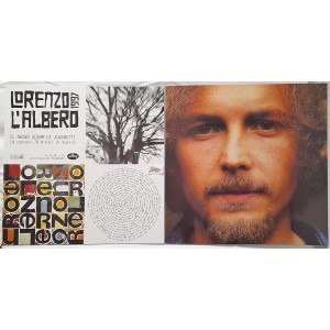 JOVANOTTI   LORENZO 1997 L'ALBERO  Cartonato  promo  album  NUOVO   136 X 68 cm.