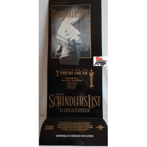 SCHINDLER'S LIST -  Cartello da terra   promo   del film  VHS  -  1993  - USATO