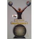 QUEEN dance traxx I - Cartello sagomato da banco promo album - 1996 - Nuovo