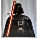 DARTH VADER Star Wars Cartello sagomato promo USATO 68,0 X 63,0 cm