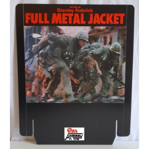 FULL METAL JACKET -  Cartello  promo  per espositore   VHS     1987    NUOVO