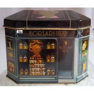 BORSARI  1870  Fragranze da collezione    Cofanetto in metallo  -  NUOVO