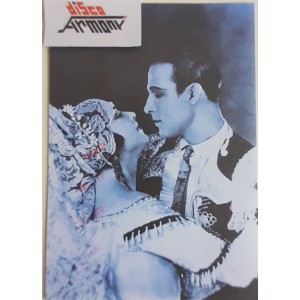 Cartolina promo   "Rodolfo  VALENTINO "   serata benefica  19 Aprile 1995  PARMA