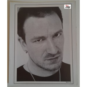 BONO  - U2   -  Maxi Foto   (27,5  X 22,0 cm)   NUOVA