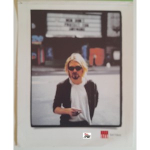 KURT COBAIN   -  Maxi foto   allegata  a ROCKSTAR    NUOVA