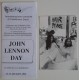 JOHN LENNON DAY   - Cartolina  + Volantino  promo  Tributo da Cadelbosco  NUOVI