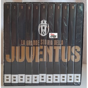 LA GRANDE STORIA DELLA JUVENTUS   - 11 Dvd sigillati  + Cofanetto    Nuovo