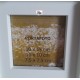 PORTA-FOTO  con cornice  in plastica bianca  con  5 spazi  (nuovo)