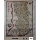 GEOGRAFIA DELLA DIOCESI DEl VESCOVADO DI REGGIO IN LOMBARDIA  (68 X 49  stampa )