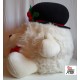 JUMBO   Mr CHRISTMAS  -  Maxi peluche   RUSS BERRIE UK  LTD  /  anni '90 - USATO