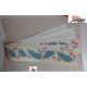 STRISCIA  CON AGRIFOGLIO  -  VETROFANIA con  decoro  NATALE - 3 Pezzi  - Nuovo