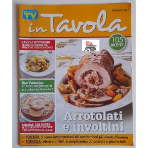 In TAVOLA  - rivista  allegata a   Sorrisi e Canzoni TV  anno 2017  (come nuovo)