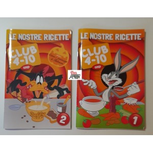 LE NOSTRE RICETTE  /  CLUB  4 -10  /  COOP  /   Vol. 1 - 2  nuovo