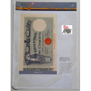 LA LIRA e la sua storia / L'oro, le monete,.. / Banconota  da Lire 50   /  NUOVA