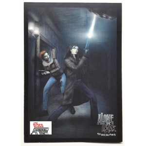 ALONE in the DARK   The new nightmare  - Cartolina promozionale gioco INFOGRAMES