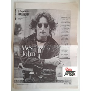 HEY JOHN  -  allegato ROBINSON  al quotidiano  "La REPUBBLICA"  del 28 /11/ 2020
