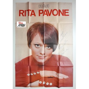 RITA PAVONE   -    Poster originale   RCA  / nuovo    (100,0  X  68,0 cm. circa)